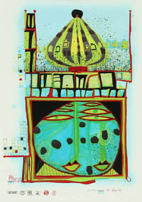 Hundertwasser - Homo Humus Come Va - 10,002 Nights - 02629